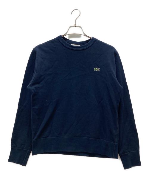 LACOSTE（ラコステ）LACOSTE (ラコステ) プレミアムコットンクルーネックスウェット ネイビー サイズ:Mの古着・服飾アイテム