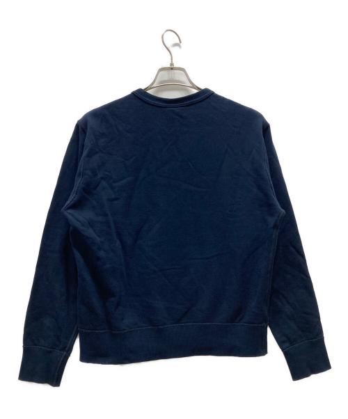 LACOSTE（ラコステ）LACOSTE (ラコステ) プレミアムコットンクルーネックスウェット ネイビー サイズ:Mの古着・服飾アイテム