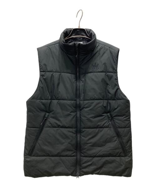 adidas（アディダス）adidas (アディダス) 中綿ベスト ブラック サイズ:Lの古着・服飾アイテム