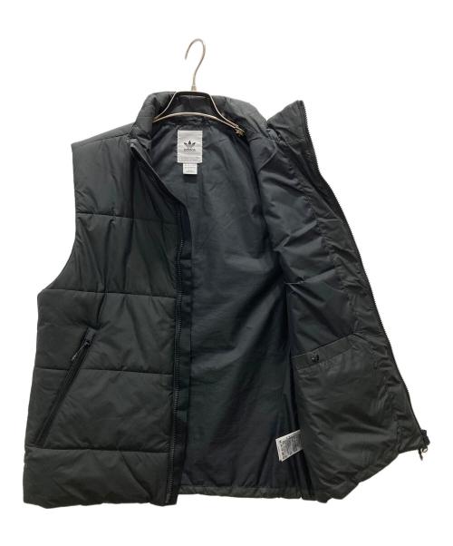 adidas（アディダス）adidas (アディダス) 中綿ベスト ブラック サイズ:Lの古着・服飾アイテム