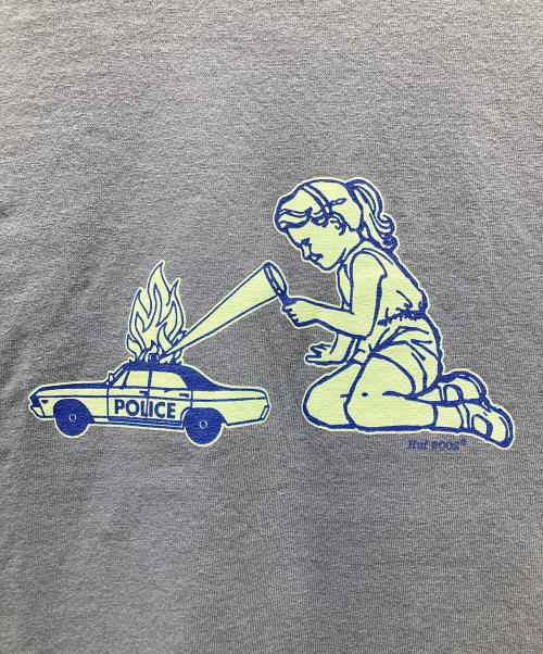 HUF（ハフ）HUF (ハフ) プリントTシャツ ブルー サイズ:XLの古着・服飾アイテム