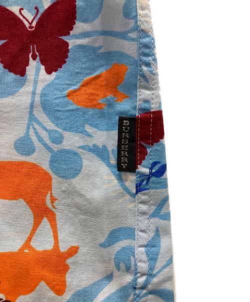 BURBERRY BLACK LABEL（バーバリーブラックレーベル）BURBERRY BLACK LABEL (バーバリーブラックレーベル) 総柄アロハシャツ ブルー サイズ:2の古着・服飾アイテム