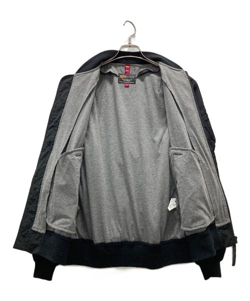 ALPHA（アルファ）ALPHA (アルファ) MA-1ジャケット ブラック サイズ:Lの古着・服飾アイテム