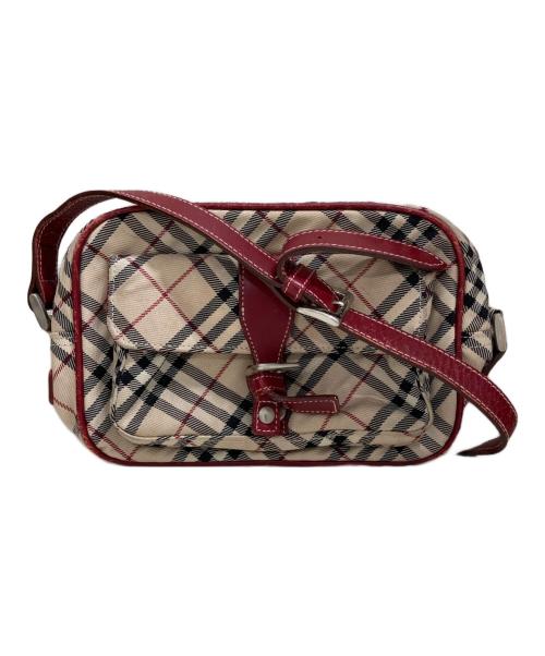 BURBERRY BLUE LABEL（バーバリーロンドンブルーレーベル）BURBERRY BLUE LABEL (バーバリーロンドンブルーレーベル) ノヴァチェック柄ショルダーバッグ ベージュの古着・服飾アイテム