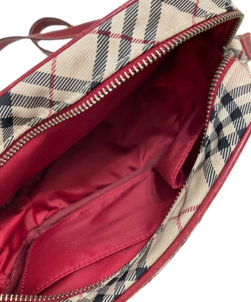 BURBERRY BLUE LABEL（バーバリーロンドンブルーレーベル）BURBERRY BLUE LABEL (バーバリーロンドンブルーレーベル) ノヴァチェック柄ショルダーバッグ ベージュの古着・服飾アイテム