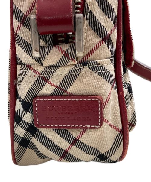 BURBERRY BLUE LABEL（バーバリーロンドンブルーレーベル）BURBERRY BLUE LABEL (バーバリーロンドンブルーレーベル) ノヴァチェック柄ショルダーバッグ ベージュの古着・服飾アイテム