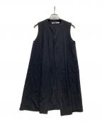 MAGLIA STUDIOマリアスタジオ）の古着「ロングベスト」｜ブラック