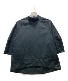 MAGLIA STUDIO（マリアスタジオ）の古着「タイプライターハイネックブラウス」｜ブラック