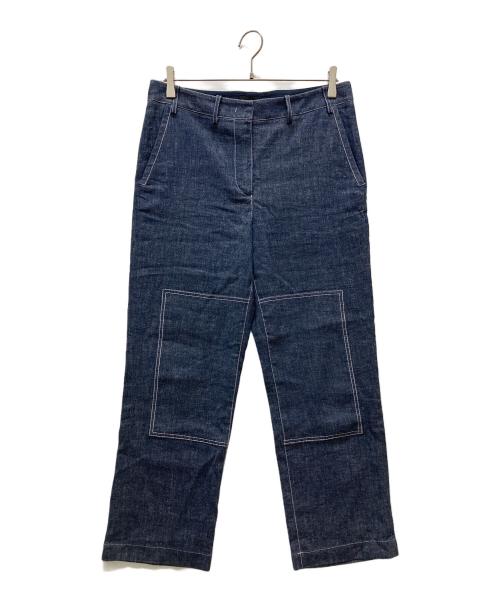 GIORGIO ARMANI（ジョルジョアルマーニ）GIORGIO ARMANI (ジョルジョアルマーニ) ダブルニーデニムパンツ インディゴ サイズ:40の古着・服飾アイテム
