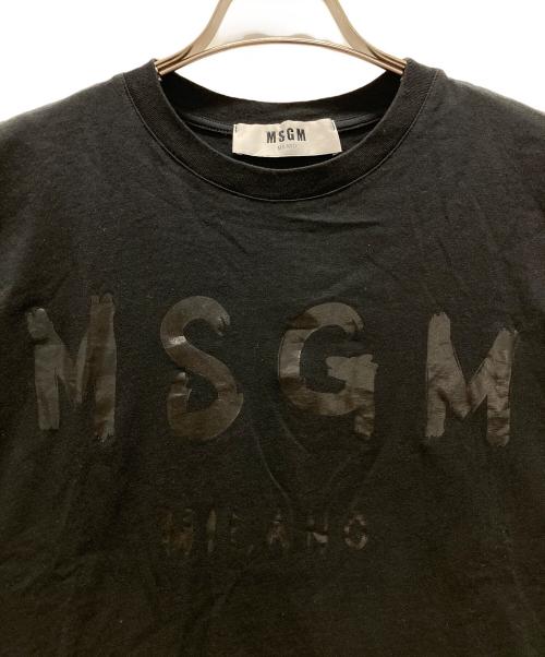 MSGM（エムエスジーエム）MSGM (エムエスジーエム) プリントTシャツ ブラック サイズ:Mの古着・服飾アイテム