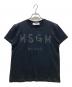 MSGM（エムエスジーエム）の古着「プリントTシャツ」｜ブラック