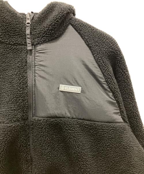 ELEMENT（エレメント）ELEMENT (エレメント) リバーシブルボアジャケット ブラック サイズ:Lの古着・服飾アイテム