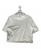 MARGARET HOWELLマーガレットハウエル）の古着「5分袖カットソー」｜ホワイト