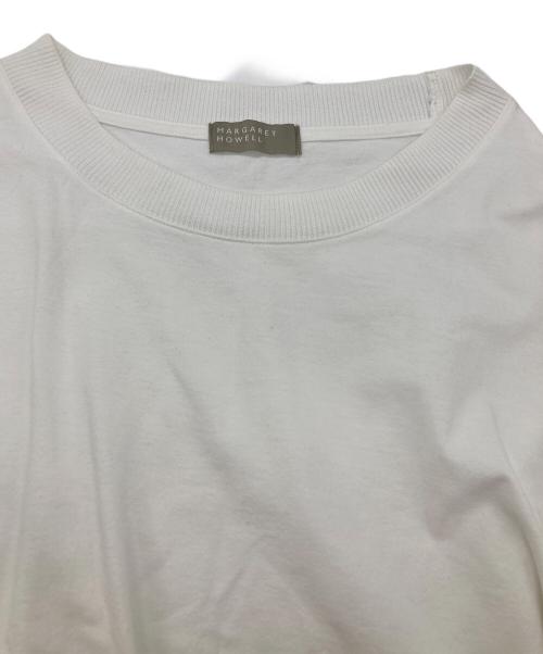 MARGARET HOWELL（マーガレットハウエル）MARGARET HOWELL (マーガレットハウエル) 5分袖カットソー ホワイト サイズ:2の古着・服飾アイテム