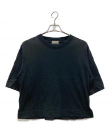 MARGARET HOWELL（マーガレットハウエル）の古着「5分袖カットソー」｜ブラック