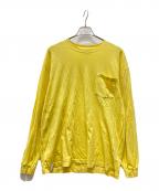 DESCENDANTディセンダント）の古着「ロングスリーブカットソー」｜イエロー