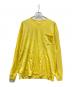 DESCENDANT（ディセンダント）の古着「ロングスリーブカットソー」｜イエロー