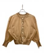 SLOBE IENAスローブ イエナ）の古着「シアーラミーカーディガン」｜ベージュ