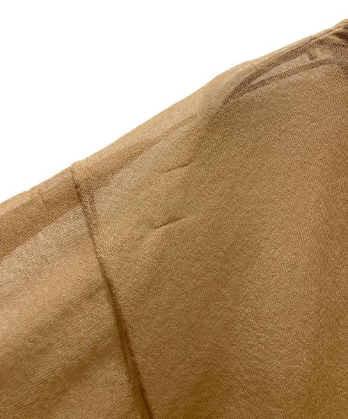 SLOBE IENA（スローブ イエナ）SLOBE IENA (スローブ イエナ) シアーラミーカーディガン ベージュ サイズ:Fの古着・服飾アイテム