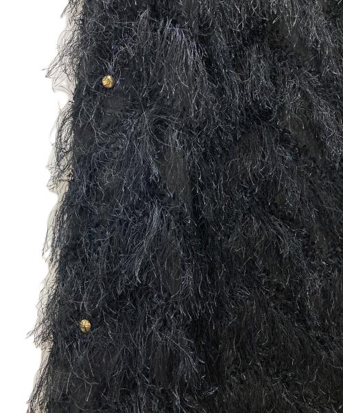 furuta（フルタ）furuta (フルタ) シアーシャギーノースリーブワンピース ブラック サイズ:38の古着・服飾アイテム