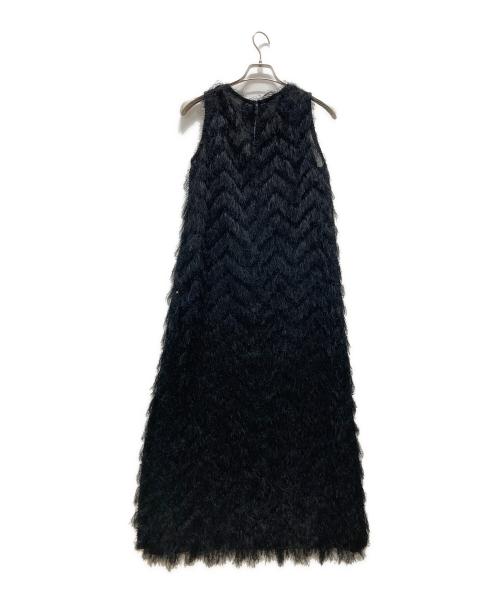 furuta（フルタ）furuta (フルタ) シアーシャギーノースリーブワンピース ブラック サイズ:38の古着・服飾アイテム