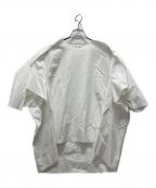 Maison Margielaメゾンマルジェラ）の古着「半袖ワイドブラウス」｜ホワイト