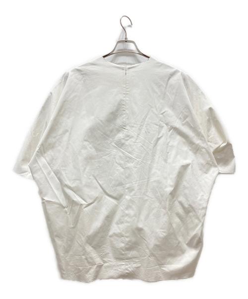 Maison Margiela（メゾンマルジェラ）Maison Margiela (メゾンマルジェラ) 半袖ワイドブラウス ホワイト サイズ:40の古着・服飾アイテム