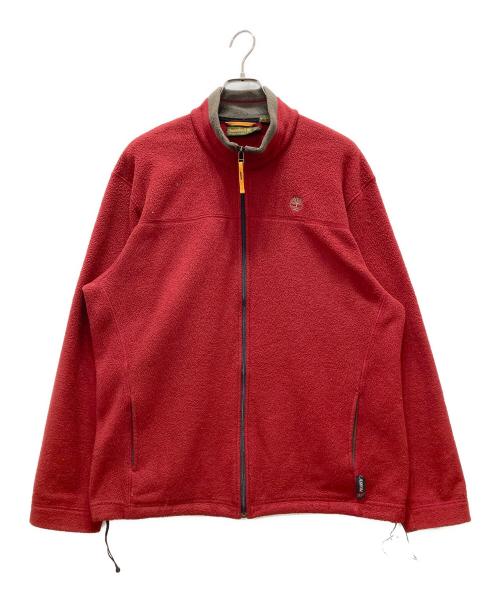 Timberland（ティンバーランド）Timberland (ティンバーランド) POLARTEC フリースジャケット レッド サイズ:XLの古着・服飾アイテム