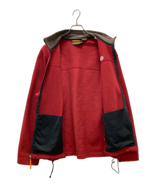 Timberland（ティンバーランド）Timberland (ティンバーランド) POLARTEC フリースジャケット レッド サイズ:XLの古着・服飾アイテム