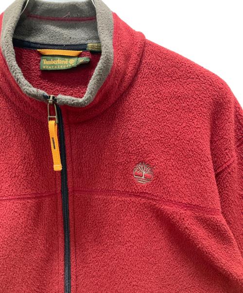 Timberland（ティンバーランド）Timberland (ティンバーランド) POLARTEC フリースジャケット レッド サイズ:XLの古着・服飾アイテム