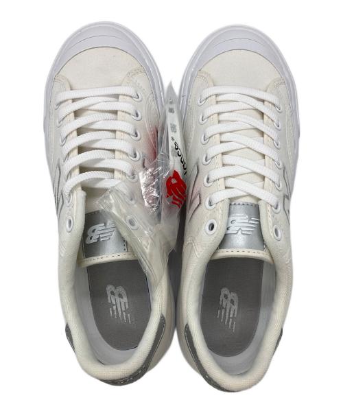 NEW BALANCE（ニューバランス）NEW BALANCE (ニューバランス) ローカットスニーカー ホワイト サイズ:27.5の古着・服飾アイテム