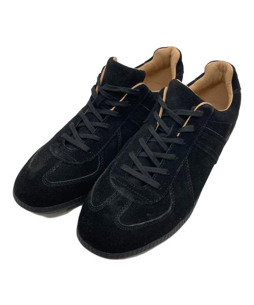 GERMAN TRAINER（ジャーマントレーナー）GERMAN TRAINER (ジャーマントレーナー) ローカットスニーカー ブラック サイズ:43の古着・服飾アイテム