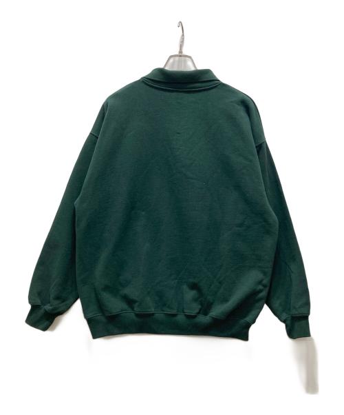 STARTER（スターター）STARTER (スターター) FREAK'S STORE (フリークストア) 長袖ポロシャツ グリーン サイズ:Mの古着・服飾アイテム