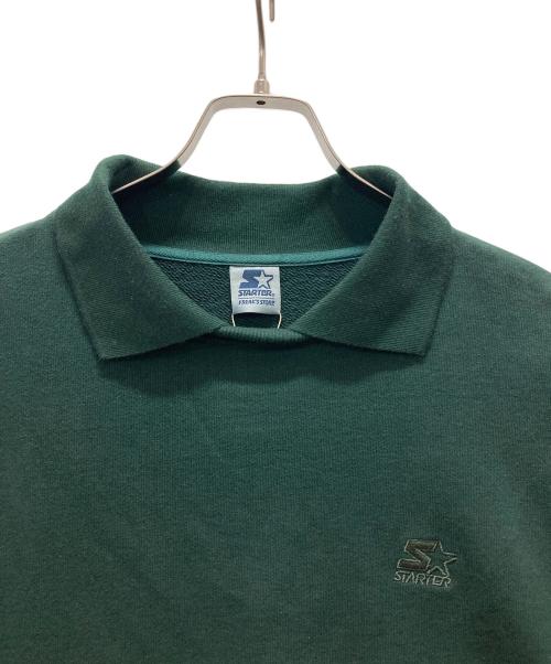 STARTER（スターター）STARTER (スターター) FREAK'S STORE (フリークストア) 長袖ポロシャツ グリーン サイズ:Mの古着・服飾アイテム