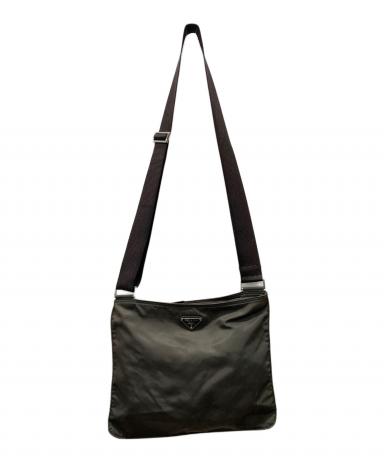 中古・古着通販】PRADA (プラダ) サコッシュ ショルダーバッグ カーキ