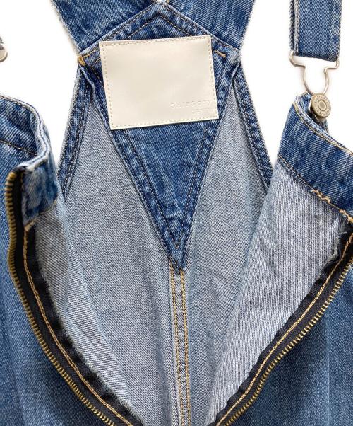 SHIPS（シップス）SHIPS (シップス) フロントジップジャンパースカート インディゴ サイズ:Fの古着・服飾アイテム