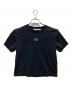 Calvin Klein Jeans（カルバンクラインジーンズ）の古着「バッジリブ ショートスリーブ Tシャツ」｜ブラック