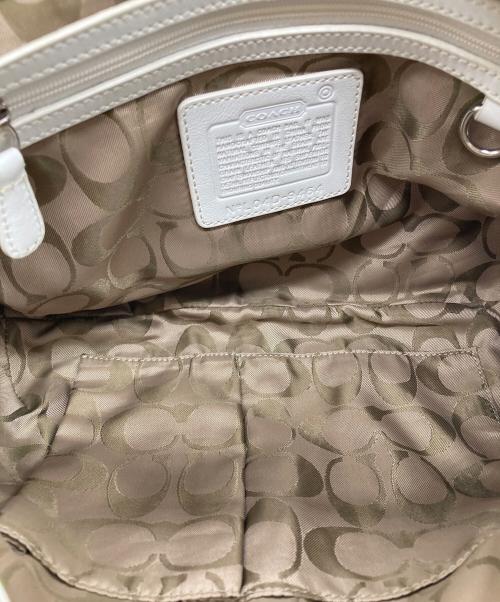 COACH（コーチ）COACH (コーチ) ワンショルダーバッグ ホワイトの古着・服飾アイテム