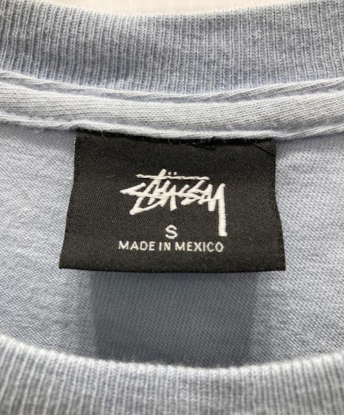 stussy（ステューシー）stussy (ステューシー) 両面ロゴTシャツ スカイブルー サイズ:Sの古着・服飾アイテム