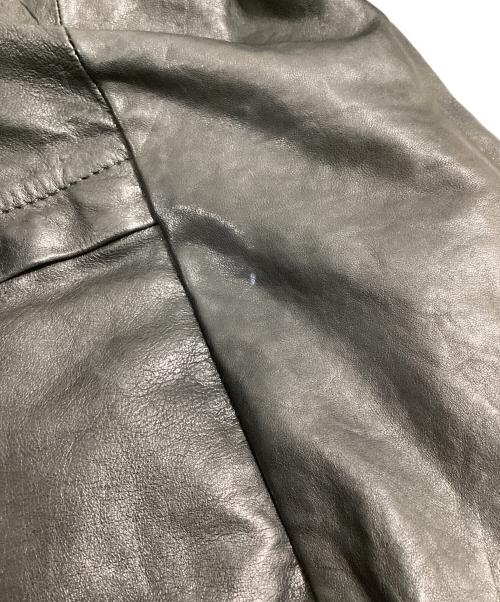 Max Mara WEEK END LINE（マックスマーラ ウイークエンドライン）Max Mara WEEK END LINE (マックスマーラ ウイークエンドライン) ラムレザーバッグ ブラックの古着・服飾アイテム