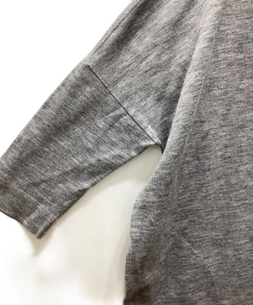 45R（フォーティファイブ・アール）45R (フォーティファイブ・アール) 鹿の子ワンピース グレーの古着・服飾アイテム