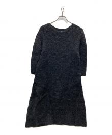 45R（フォーティファイブ・アール）の古着「アルパカ混ニットワンピース」｜グレー