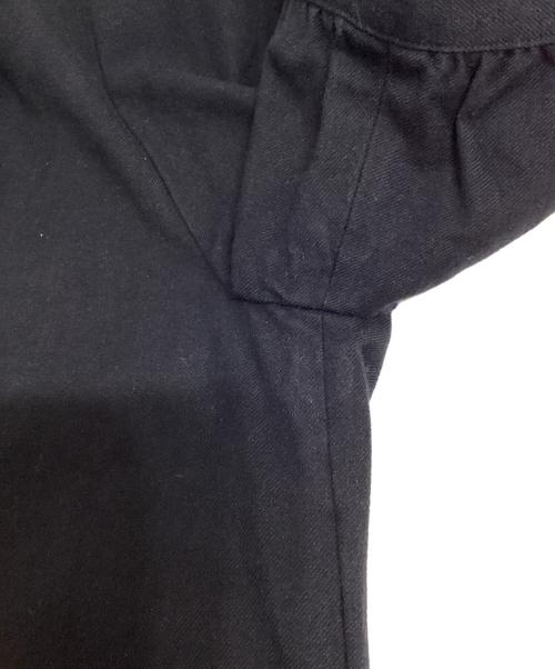 MARGARET HOWELL（マーガレットハウエル）MARGARET HOWELL (マーガレットハウエル) 半袖ギャザー ワンピース ネイビー サイズ:2の古着・服飾アイテム