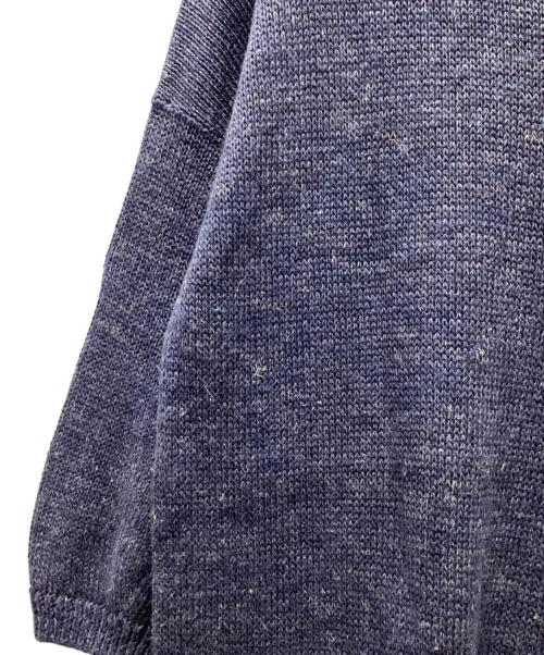 45R（フォーティファイブ・アール）45R (フォーティファイブ・アール) リネンニットワンピース ネイビー サイズ:XSの古着・服飾アイテム