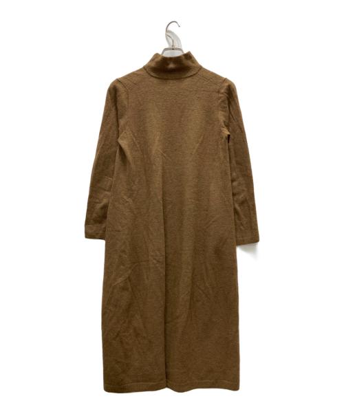 45R（フォーティファイブ・アール）45R (フォーティファイブ・アール) ニットワンピース ブラウンの古着・服飾アイテム