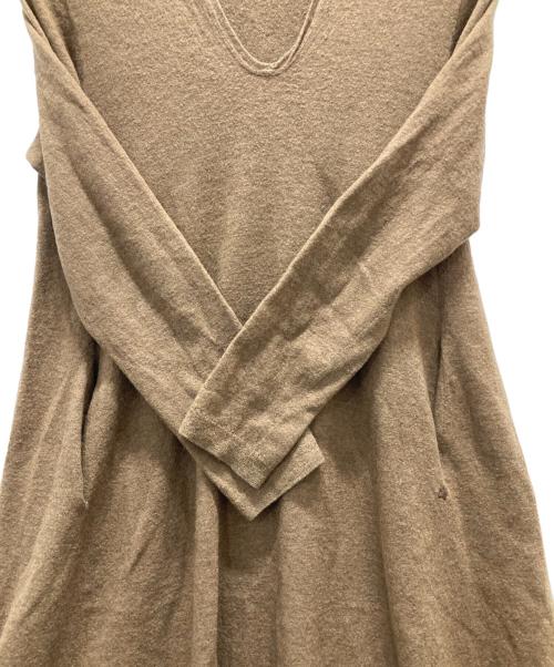 45R（フォーティファイブ・アール）45R (フォーティファイブ・アール) ニットワンピース ブラウンの古着・服飾アイテム