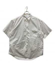 Graphpaper（グラフペーパー）の古着「BROAD S/S OVERSIZED REGULAR COLLAR SHIRT」｜ホワイト