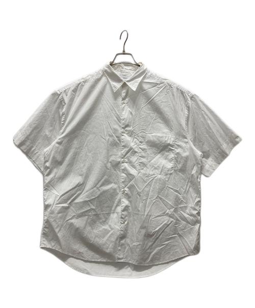 Graphpaper（グラフペーパー）Graphpaper (グラフペーパー) BROAD S/S OVERSIZED REGULAR COLLAR SHIRT ホワイト サイズ:Fの古着・服飾アイテム