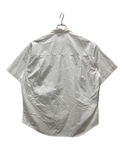 Graphpaper（グラフペーパー）Graphpaper (グラフペーパー) BROAD S/S OVERSIZED REGULAR COLLAR SHIRT ホワイト サイズ:Fの古着・服飾アイテム