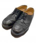 Dr.Martensドクターマーチン）の古着「スチールトゥ 3ホールシューズ」｜ブラック